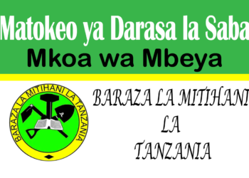 Matokeo ya Darasa la Saba Mkoa wa Mbeya 2024