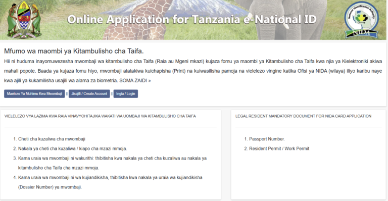Jinsi Ya Kupata Copy nakala Ya Kitambulisho Cha NIDA Online Zoteforum