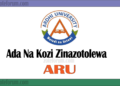 Ada Na Kozi Zinazotolewa Na Chuo Cha Ardhi (ARU Courses and Fees)