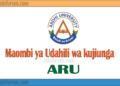 Jinsi ya Kutuma Maombi ya Udahili wa Chuo Kikuu cha Ardhi (ARU Application 2025/2026)