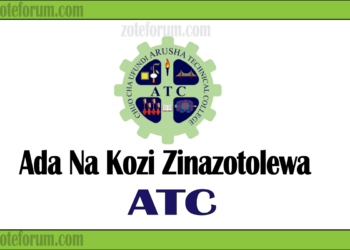 Ada Na Kozi Zinazotolewa Na Chuo Cha Arusha Technical College (ATC) Courses And Fees