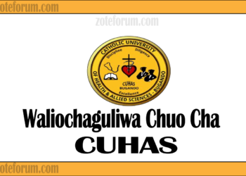 CUHAS bugando Selected Applicants 2025/2026 pdf (Majina Ya Waliochaguliwa Chuo Kikuu Cha CUHAS 2025/26)