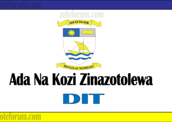 Ada Na Kozi Zinazotolewa Na Chuo Cha Dar es Salaam Institute of Technology (DIT) (Courses And Fees)