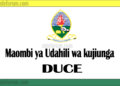 Maombi ya Udahili Chuo Kikuu cha Dar es Salaam University College of Education (DUCE Application 2025/2026)