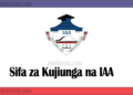 Sifa Za Kujiunga Na Chuo Kikuu Cha Institute of Accountancy Arusha (IAA