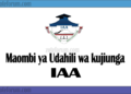 Maombi ya Udahili Chuo Kikuu cha Institute of Accountancy Arusha(IAA Application )