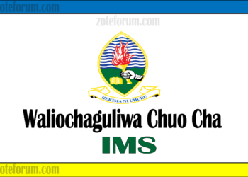Majina Ya Waliochaguliwa Chuo Kikuu Cha IMS
