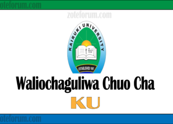 Majina Ya Waliochaguliwa Chuo Kikuu Cha Kairuki (KU)