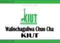 Majina Ya Waliochaguliwa Chuo Kikuu Cha KIUT