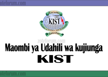 Maombi ya Udahili Chuo Kikuu cha Karume Institute of Science and Technology (KIST Application )