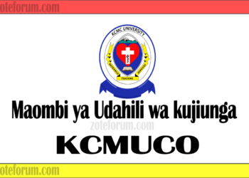 Maombi ya Udahili Chuo Kikuu cha Kilimanjaro Christian Medical University College (KCMUCo Application )