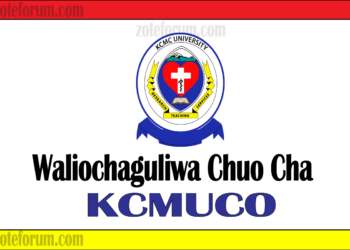 Majina Ya Waliochaguliwa Chuo Kikuu Cha KCMUCo