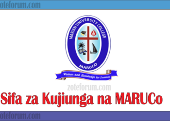 Sifa Za Kujiunga Na Chuo Kikuu Cha Marian University College (MARUCo)