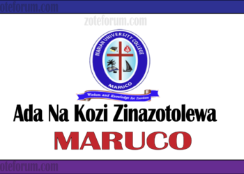 Ada Na Kozi Zinazotolewa Na Chuo Kikuu Kishiriki Marian (MARUCo Courses And Fees)