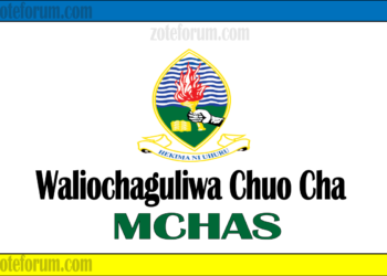 Majina Ya Waliochaguliwa Chuo Kikuu Cha MCHAS