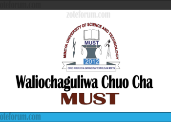 Majina Ya Waliochaguliwa Chuo Kikuu Cha MUST 2025/2026 (MUST Selected Applicants)