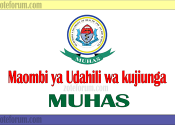 Maombi ya Udahili Chuo Kikuu cha Muhimbili (MUHAS Application )