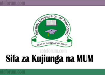 Sifa Za Kujiunga Na Chuo Kikuu Cha Muslim University of Morogoro (MUM)