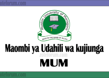 Jinsi ya Kutuma Maombi ya Udahili wa Chuo Kikuu cha Muslim University of Morogoro kwa Mwaka wa Masomo 2025/2026 (MUM Application 2025/2026)