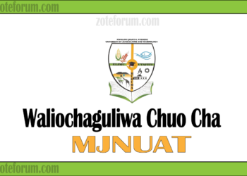 Majina Ya Waliochaguliwa Chuo Kikuu Cha MJNUAT 2025/2026 (MJNUAT Selected Applicants)