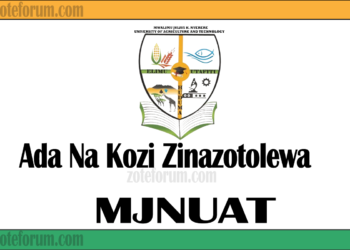 Ada Na Kozi Zinazotolewa Na Chuo Kikuu cha Kilimo na Teknolojia cha Mwalimu Julius K. Nyerere (MJNUAT Courses And Fees)