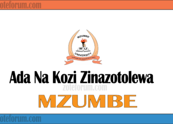 Ada na Kozi Zinazotolewa na Chuo Kikuu cha Mzumbe (MU Courses and fees)