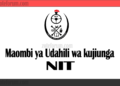 Jinsi ya Kutuma Maombi ya Udahili wa Chuo Kikuu cha National Institute of Transport kwa Mwaka wa Masomo (NIT Application