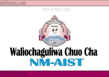 Majina Ya Waliochaguliwa Chuo Kikuu Cha NM-AIST