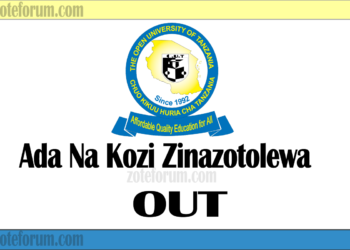 Ada na Kozi Zinazotolewa na Chuo Kikuu Huria cha Tanzania (Courses and Fees)