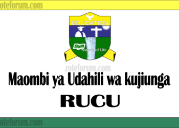 Maombi ya Udahili Chuo Kikuu cha Ruaha Catholic (RUCU) 2025/2026