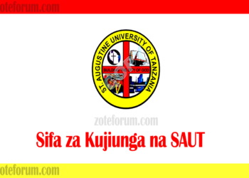 Sifa Za Kujiunga Na Chuo Kikuu Cha St. Augustine University of Tanzania (SAUT)