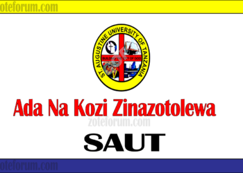 Ada Na Kozi Zinazotolewa Na Chuo Cha St. Augustine University of Tanzania (SAUT Courses And Fees)