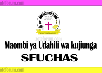 Maombi ya Udahili Chuo Kikuu cha St. Francis University College of Health and Allied Sciences (SFUCHAS Application 2025/2026)