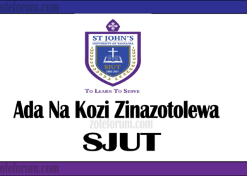 Ada Na Kozi Zinazotolewa Na Chuo Kikuu cha St. John's (SJUT Courses And Fees)
