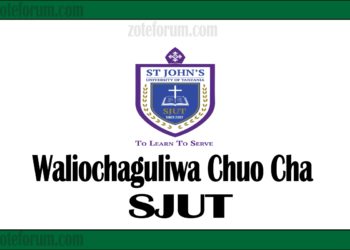 Majina Ya Waliochaguliwa Chuo Kikuu Cha SJUT