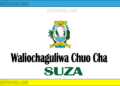 Majina Ya Waliochaguliwa Chuo Kikuu Cha SUZA
