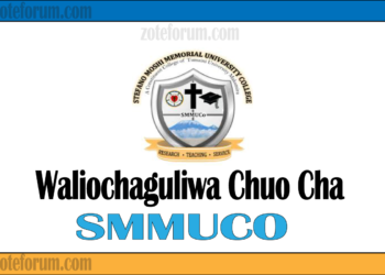 Majina Ya Waliochaguliwa Chuo Kikuu Cha SMMUCo