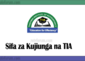 Sifa Za Kujiunga Na Chuo Kikuu Cha Tanzania Institute of Accountancy (TIA)