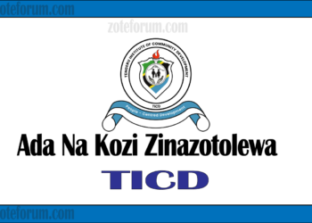 Ada Na Kozi Zinazotolewa Na Chuo cha Maendeleo ya Jamii Tengeru (TICD Courses And Fees)