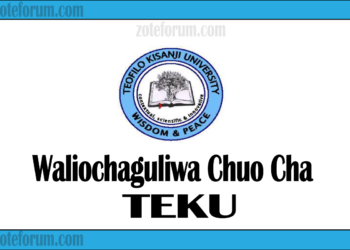 Majina Ya Waliochaguliwa Chuo Kikuu Cha TEKU