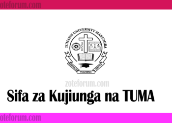 Sifa Za Kujiunga Na Chuo Kikuu Cha Tumaini University Makumira (TUMA)