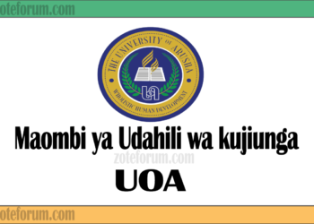 Jinsi ya Kutuma Maombi ya Udahili wa Chuo Kikuu cha Arusha kwa Mwaka wa Masomo 2025/2026 (UoA Application 2025/2026)