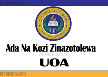 Ada Na Kozi Zinazotolewa Na Chuo Kikuu cha Arusha (UoA Courses And Fees)