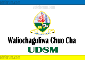 Majina Ya Waliochaguliwa Chuo Kikuu Cha UDSM