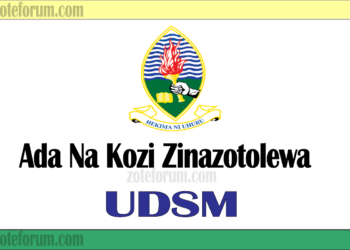 Ada na Kozi Zinazotolewa na Chuo Kikuu cha Dar es Salaam (UDSM Courses and fees)