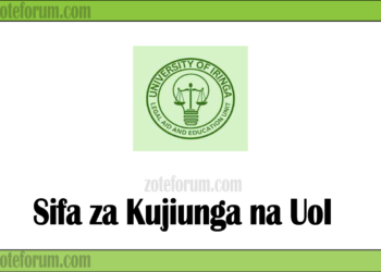 Sifa Za Kujiunga Na Chuo Kikuu Cha University of Iringa (UoI) 2025/2026