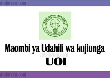 Maombi ya Udahili Chuo Kikuu cha Iringa (UoI Application 2025/2026)