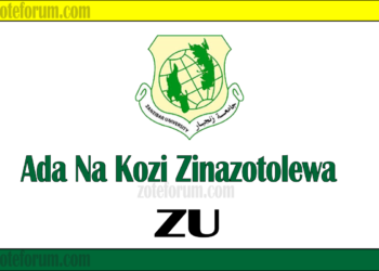 Ada Na Kozi Zinazotolewa Na Chuo Kikuu cha Zanzibar (ZU Courses And Fees)
