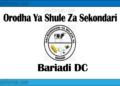 Zifahamu Shule Zote Za Sekondari Zilizopo Katika Wilaya Ya Bariadi, Matokeo Ya NECTA Na Mock, Majina Ya Waliochaguliwa Kidato Cha Kwanza Na Cha Tano Na Utaratibu Wa Kujiunga Na Masomo Katika Shule Hizo
