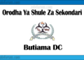 Orodha Ya Shule Za Sekondari Wilaya Ya Butiama